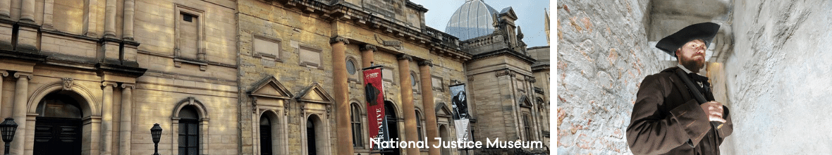 The National Justice Museum dark tourism banner
